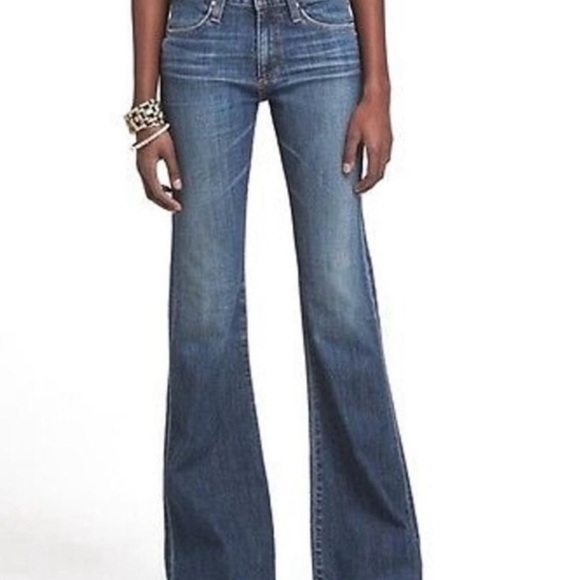Ag Adriano Goldschmied The Farrah 70’s Bell Bottom Jeans Size 29R Flare Jeans - Picture 1 of 14